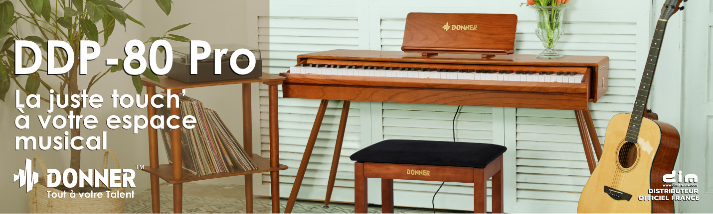 Découvrez le nouveau Donner DDP-80 Pro 